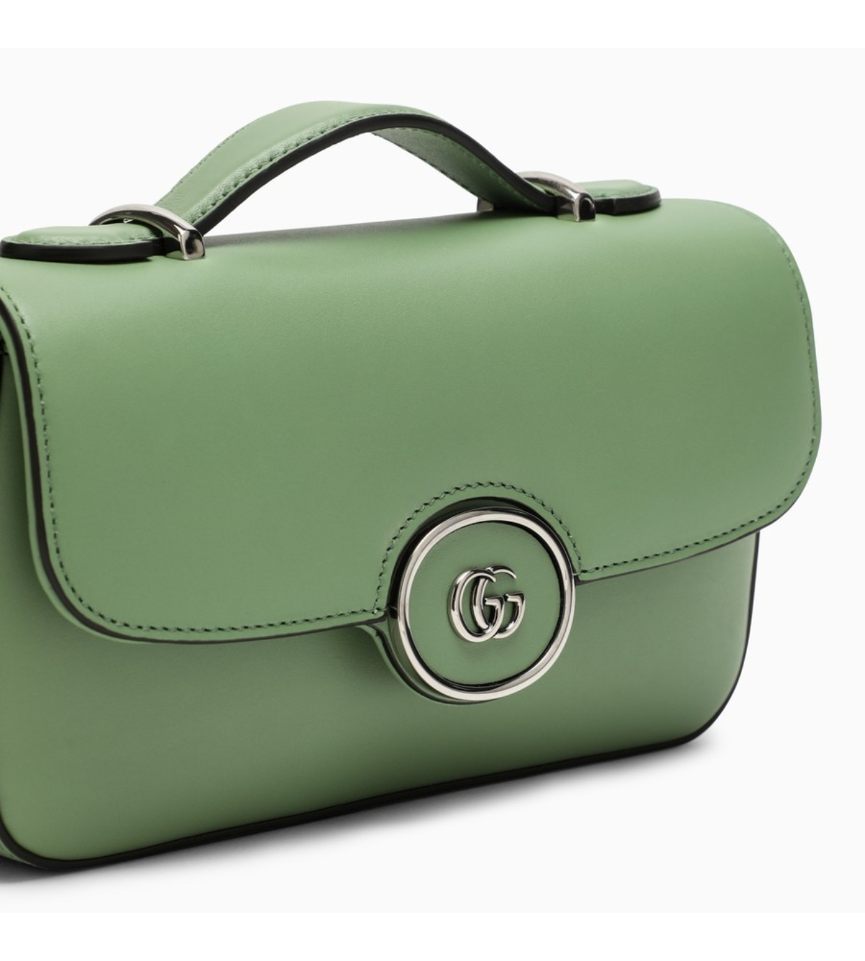 GUCCI Petite GG Green Leather Bag