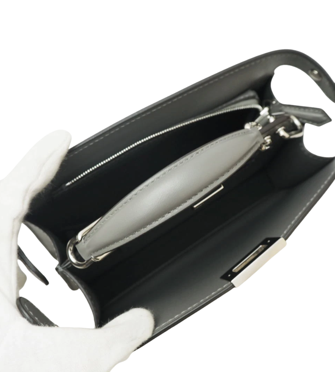 FENDI Peekaboo Shoulder Leather Bag