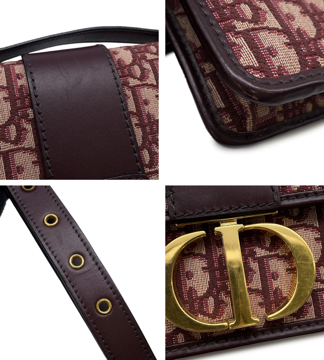 DIOR Oblique Montaigne Bordeaux