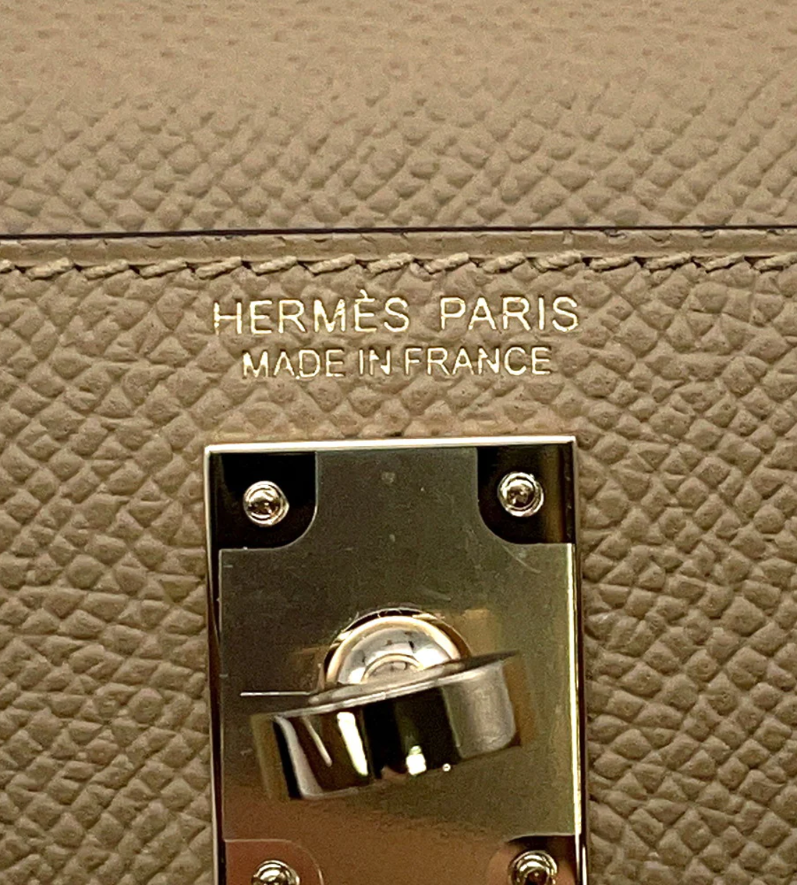 HERMES Mini Kelly 20 Poussiere Epsom