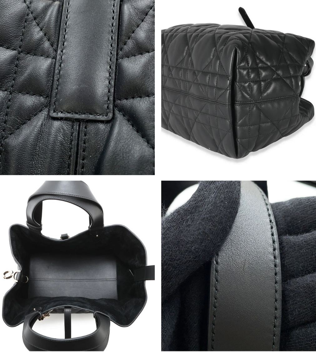 DIOR To Jules Macrocannage Black Calf Leather