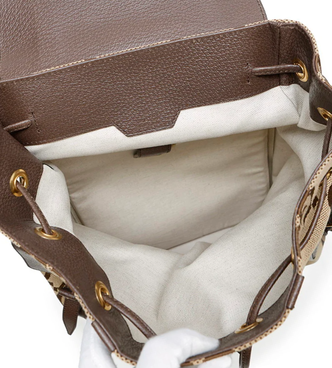 GUCCI Jumbo GG Canvas Backpack