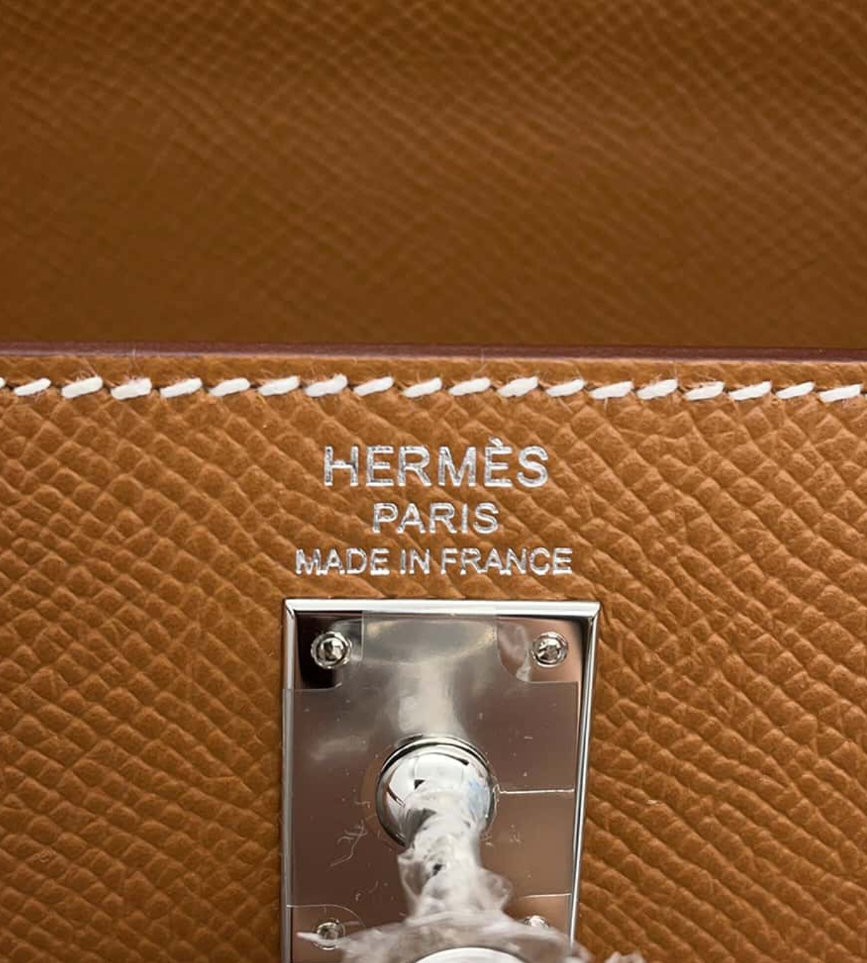 HERMES Kelly 25 Sellier Gold Epsom