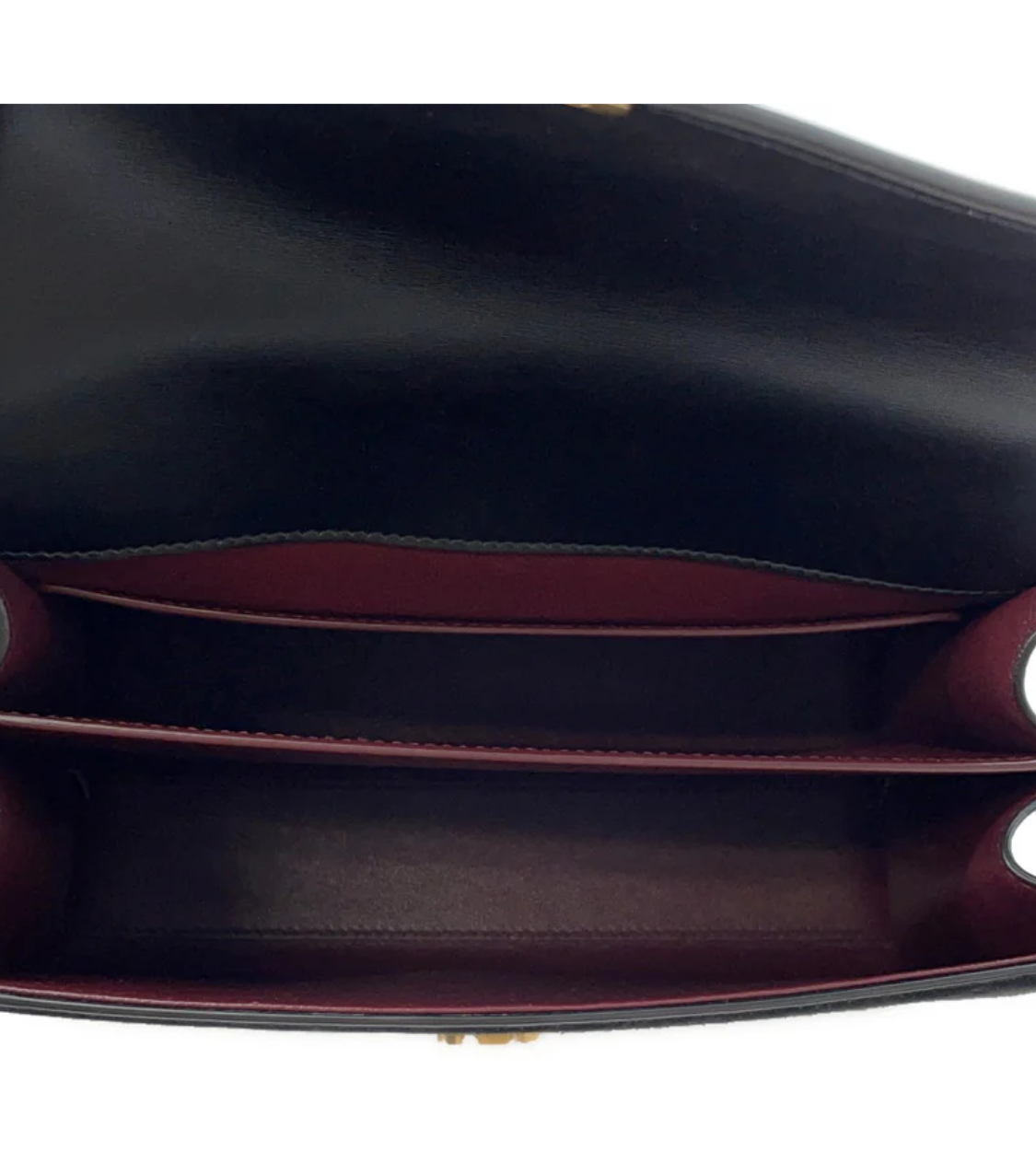 SAINT LAURENT Cassandra Top Handle Leather Bag