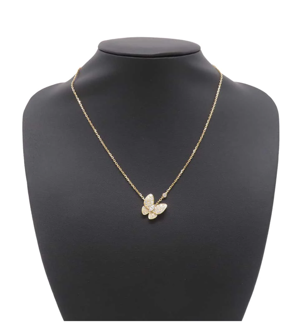Van Cleef & Arpels Do Papillon 18K Yellow Gold Pendant