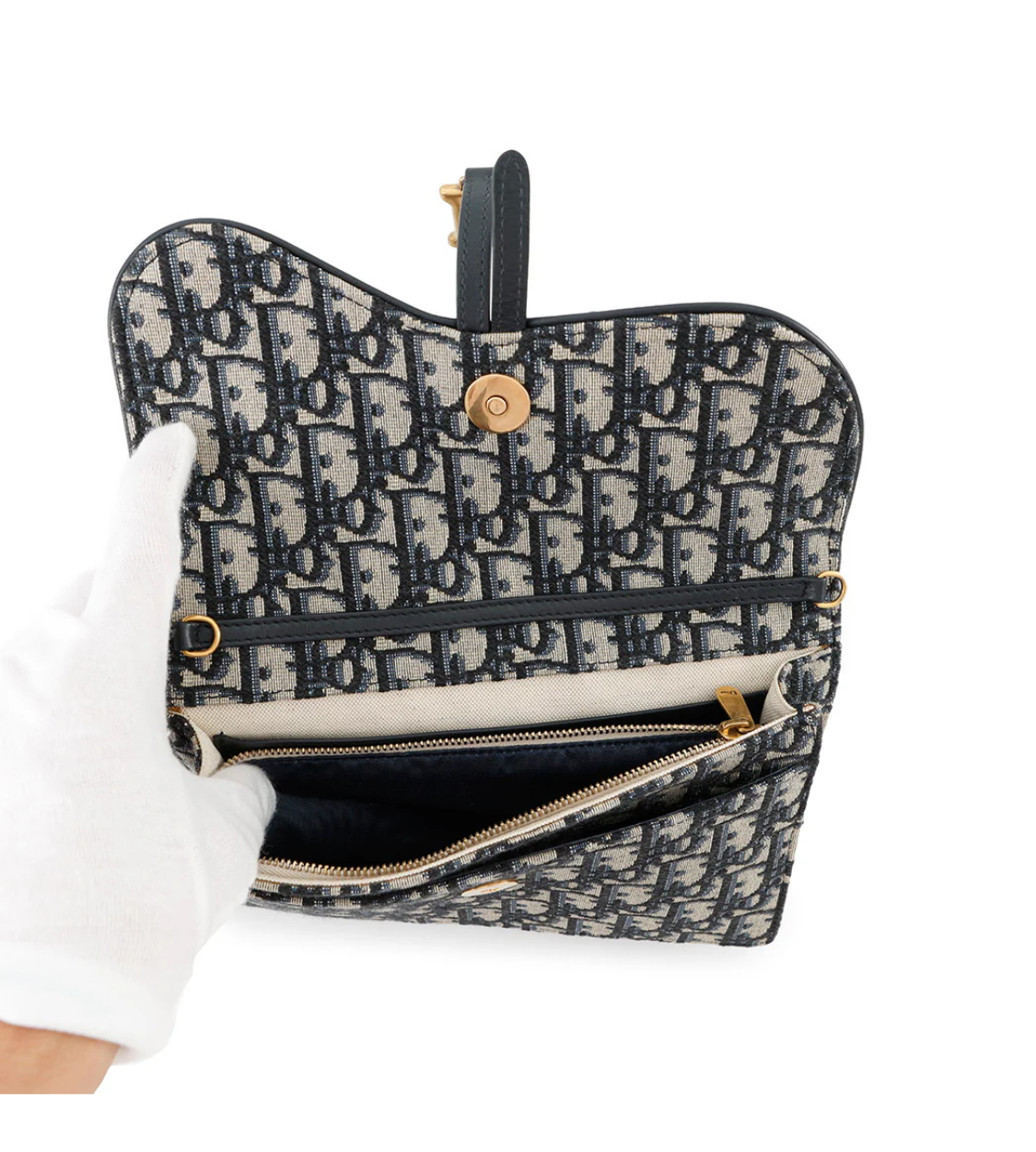 DIOR Saddle Chain Pouch