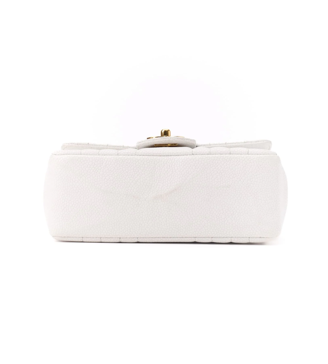 CHANEL Mini Mademoiselle Caviar White