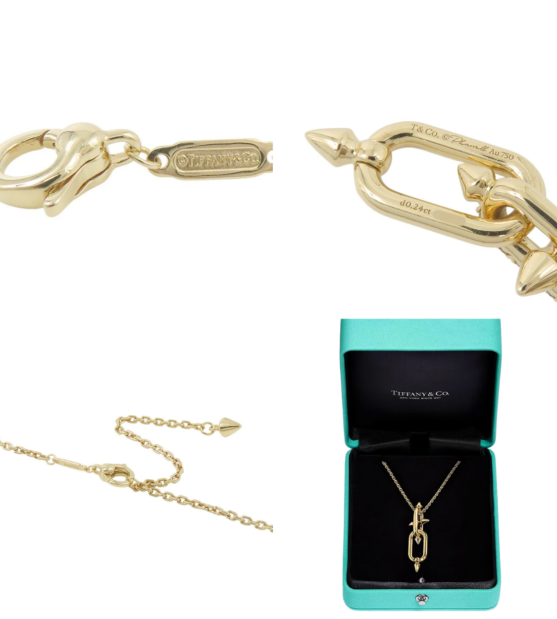 TIFFANY & Co. Titan by Pharrell Williams Pendant 18K Yellow Gold