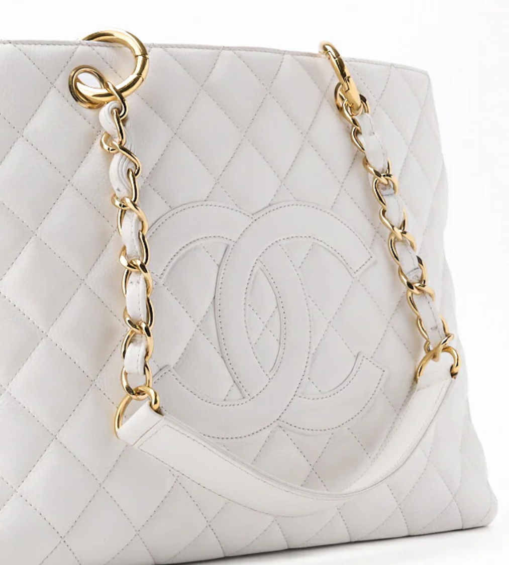 CHANEL Matelasse Coco Caviar Tote Bag