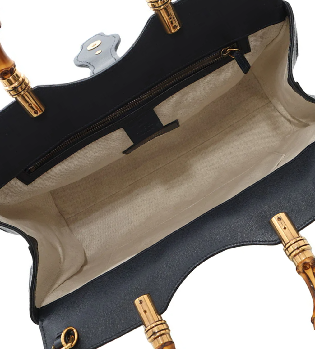 GUCCI Japan Limited Edition Double GG Bamboo Top Handle Bag