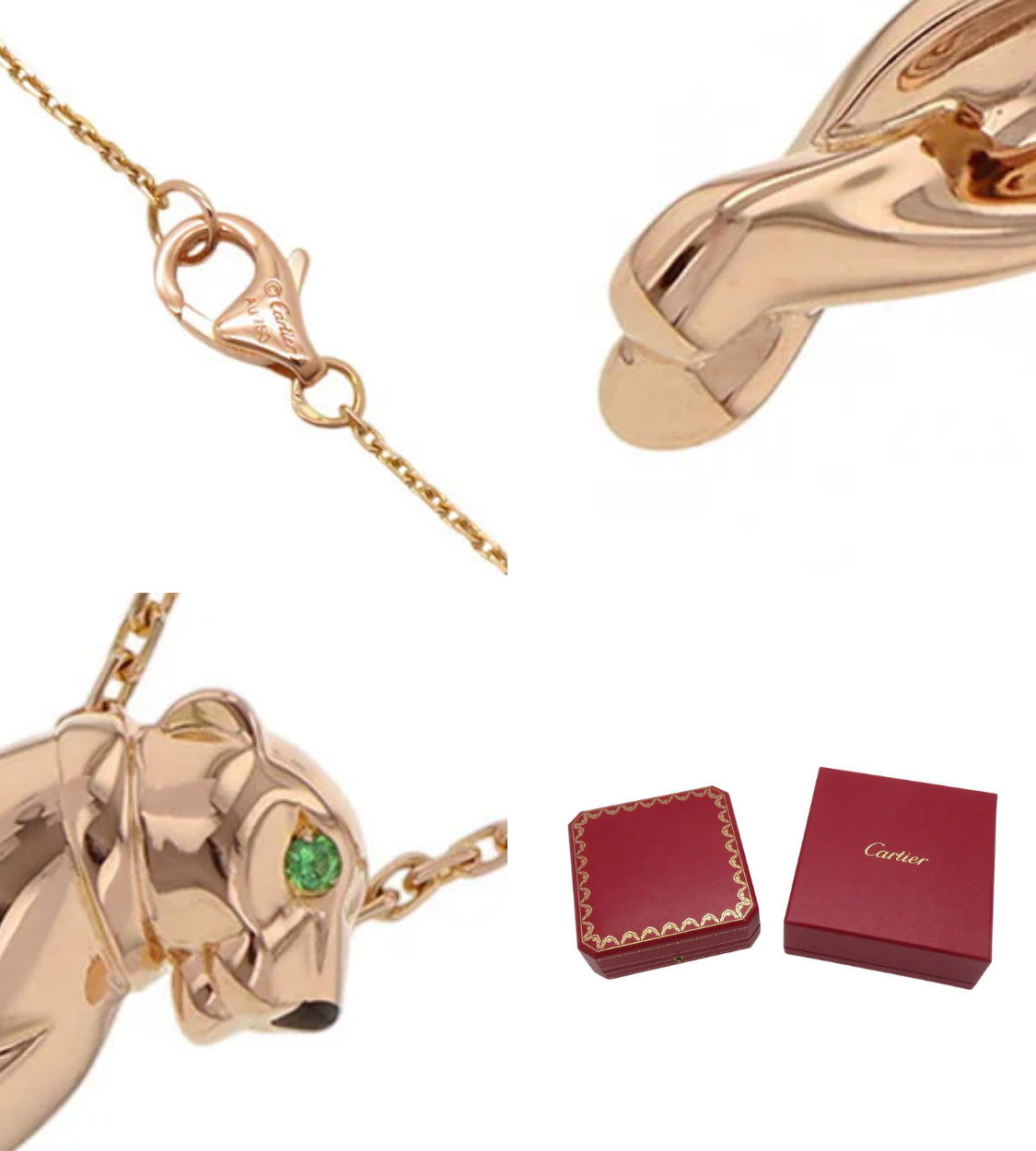 CARTIER Panthere by Cartier 18K Pink Gold Necklace