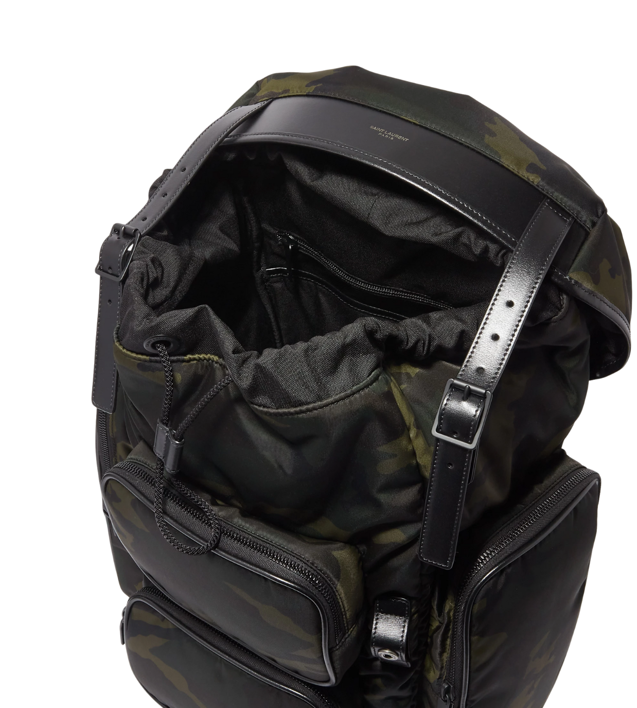 SAINT LAURENT Hunt Camouflage Nylon Backpack