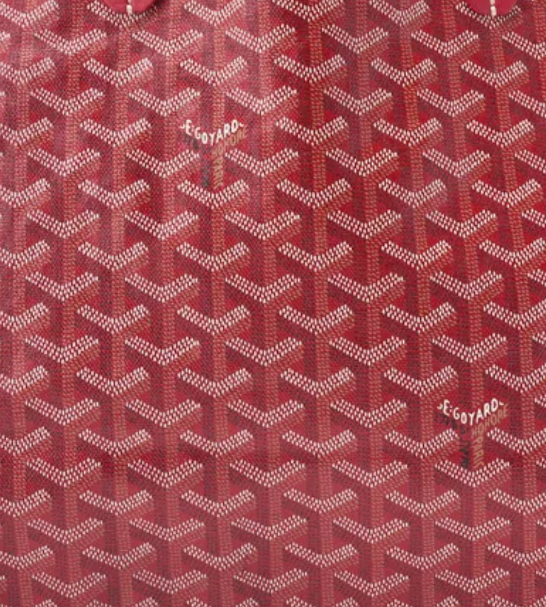 GOYARD Saint Louis PM Tote Bag in Red