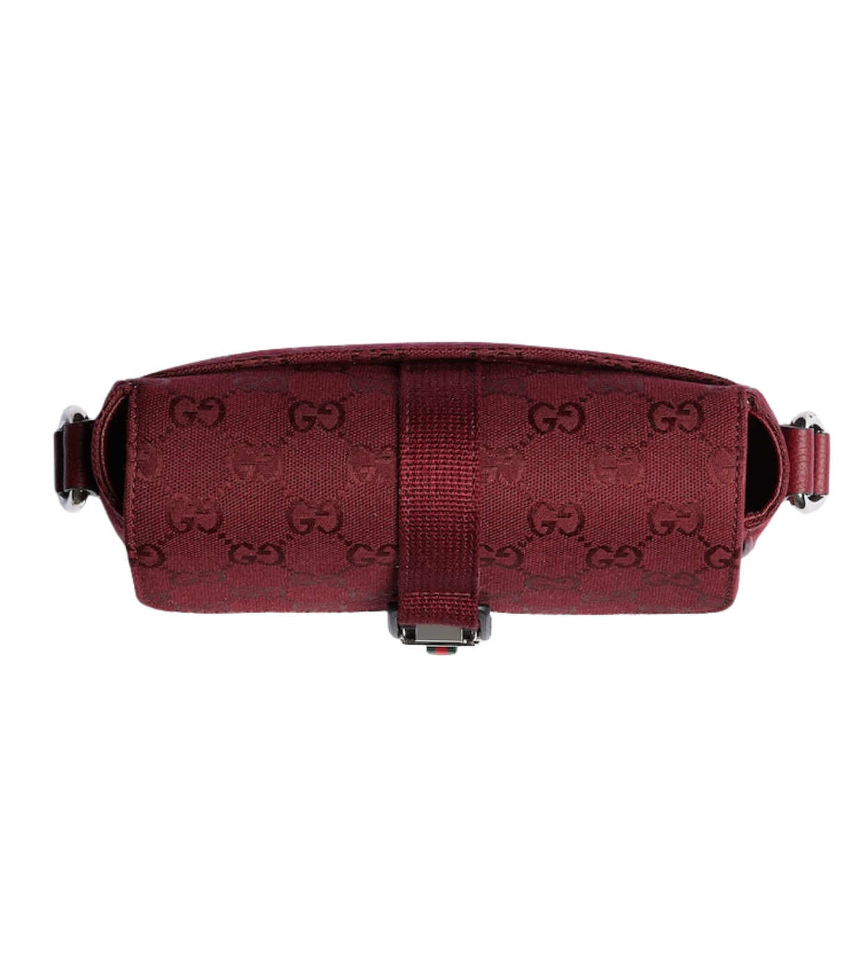GUCCI GG Canvas Mini Shoulder Bag in Red