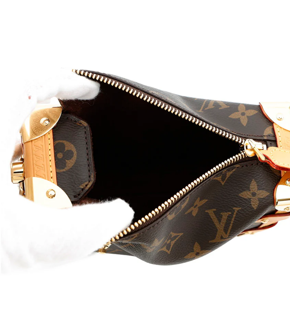 LOUIS VUITTON Side Trunk Brown Monogram PM