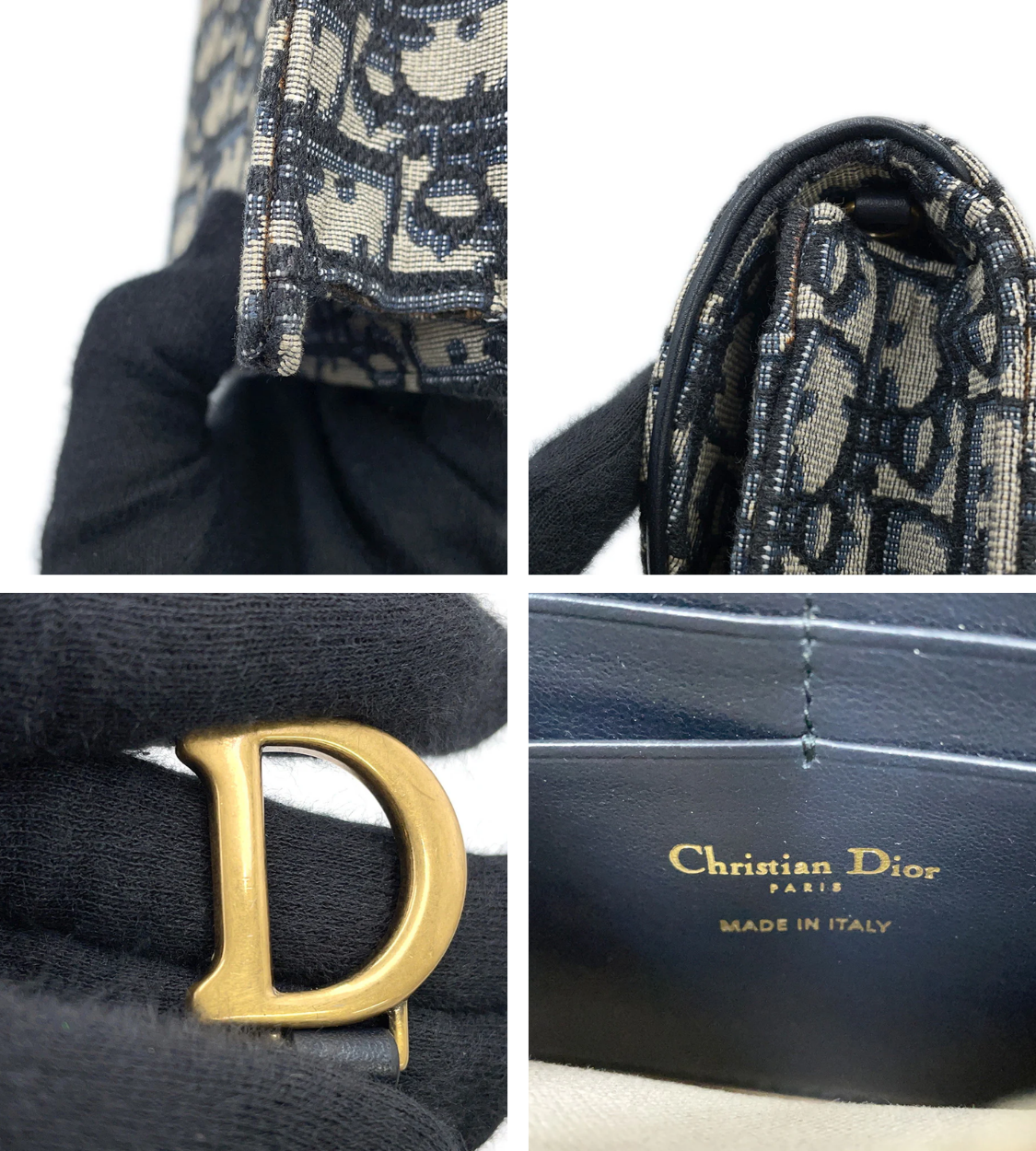 DIOR Saddle Chain Pouch