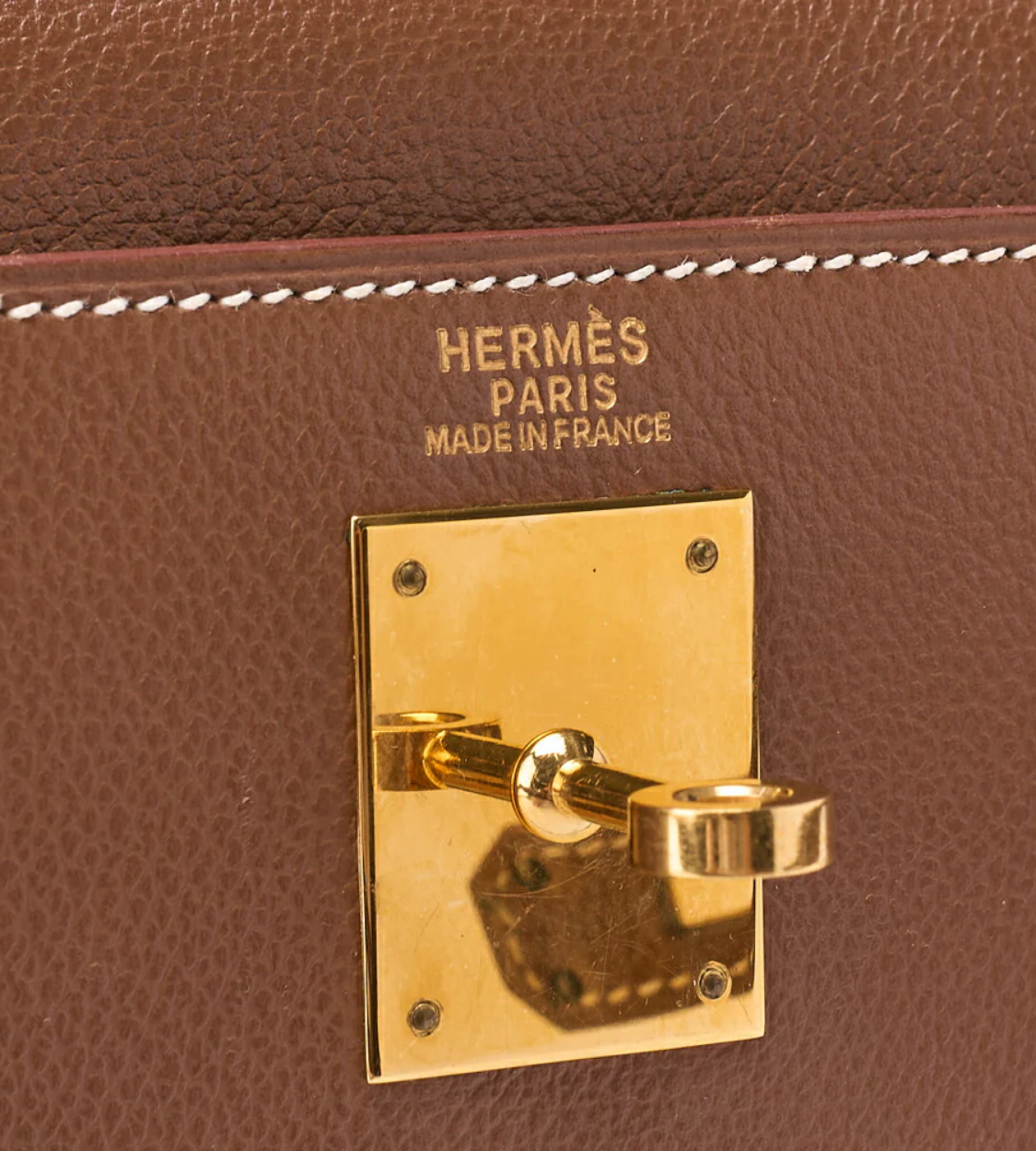 HERMES Kelly 32 External Gulliver Brown