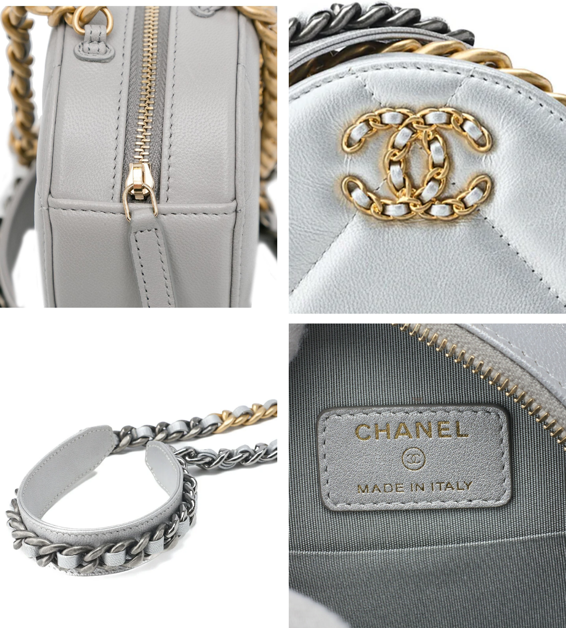CHANEL 19 Matelasse Lambskin Chain Shoulder Bag