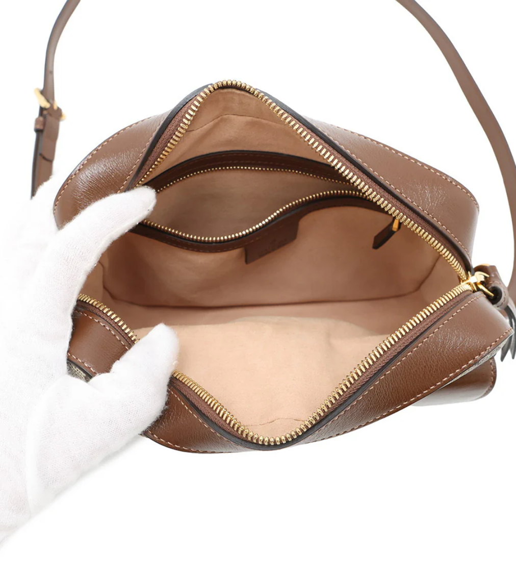 GUCCI Supreme Canvas Horsebit 1955 Shoulder Bag