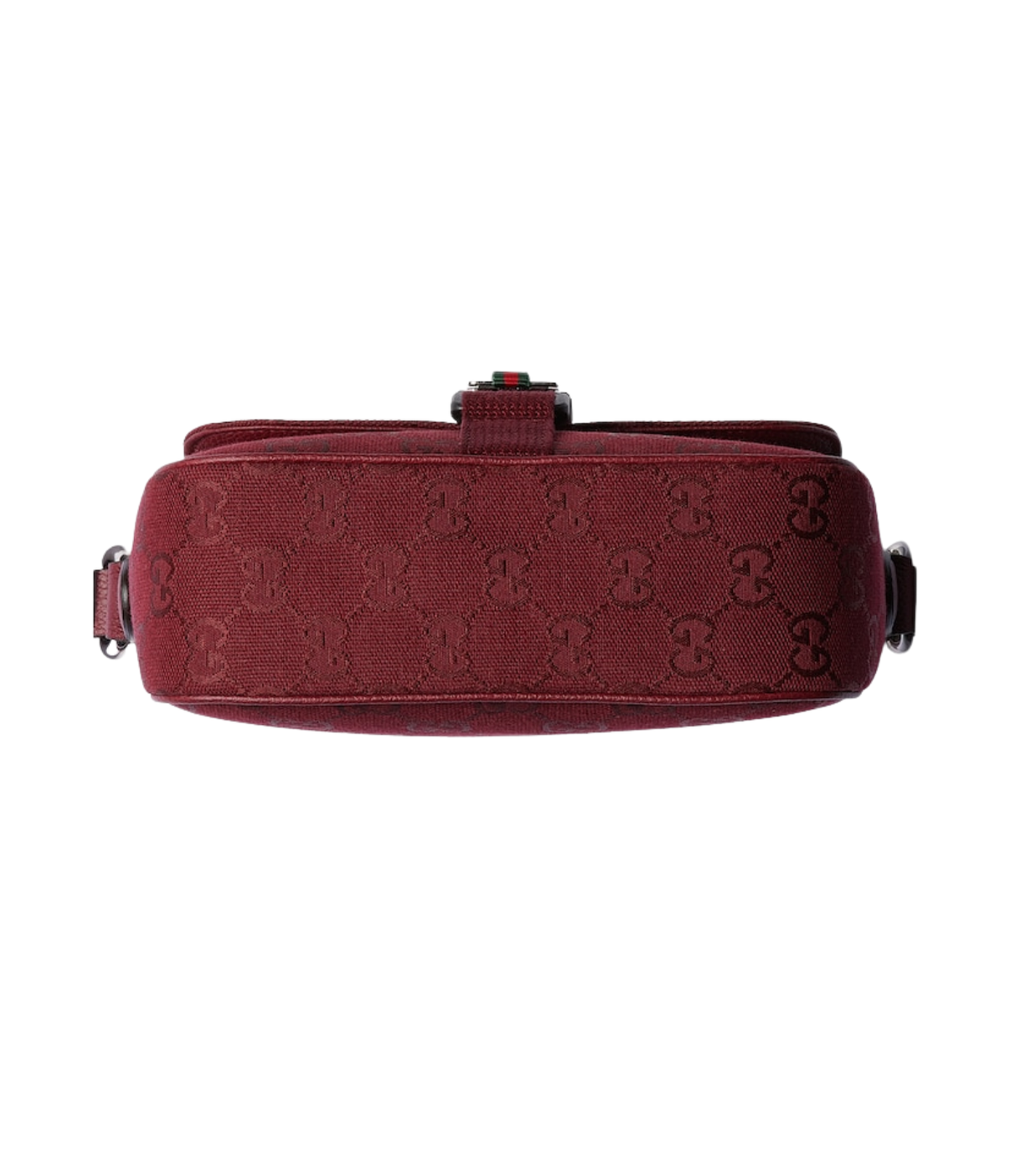 GUCCI GG Canvas Mini Shoulder Bag in Red