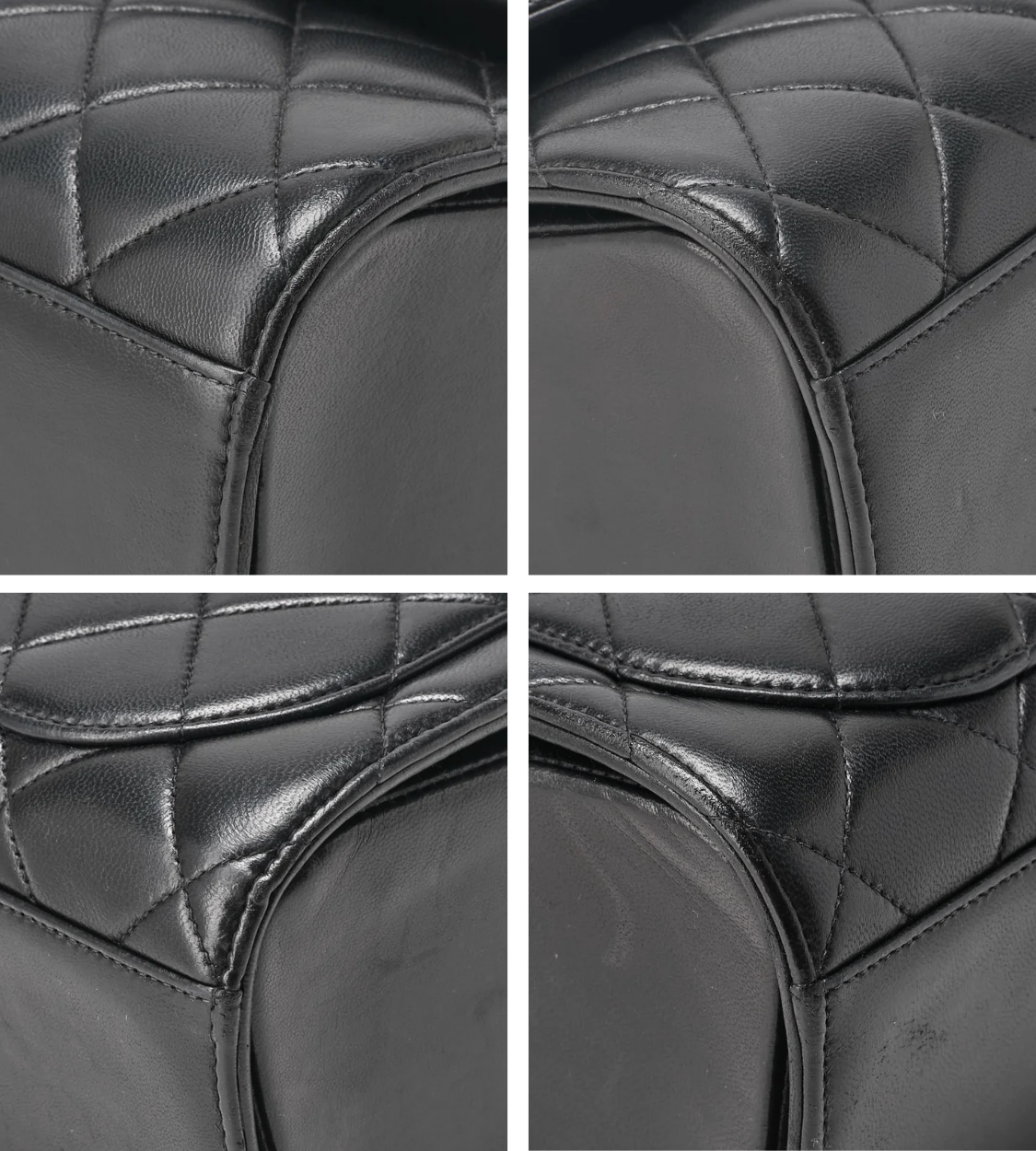 CHANEL Coco Mark Round Flap One Shoulder Lambskin Black