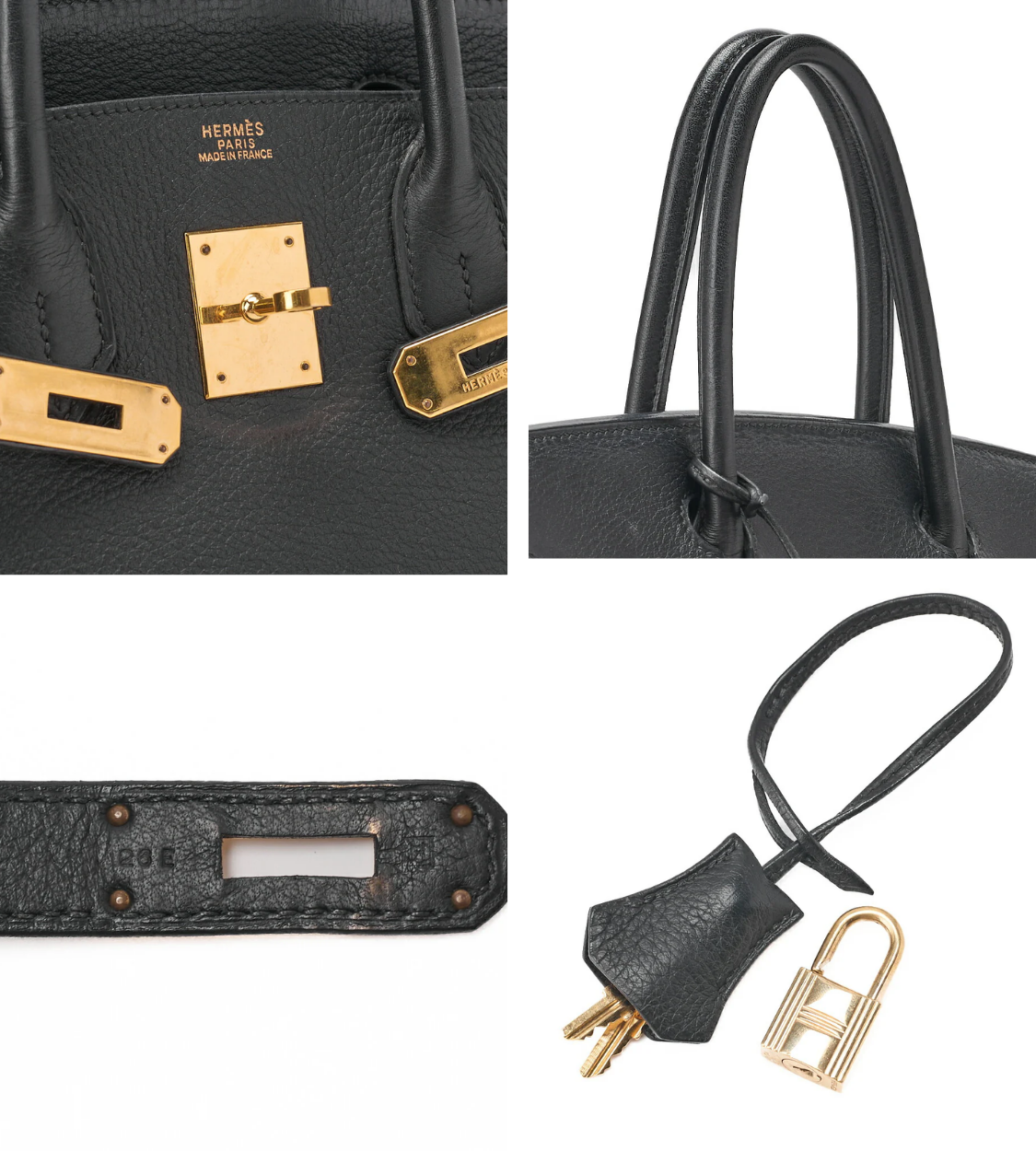 HERMES Birkin 30 Tryon Black Clemence
