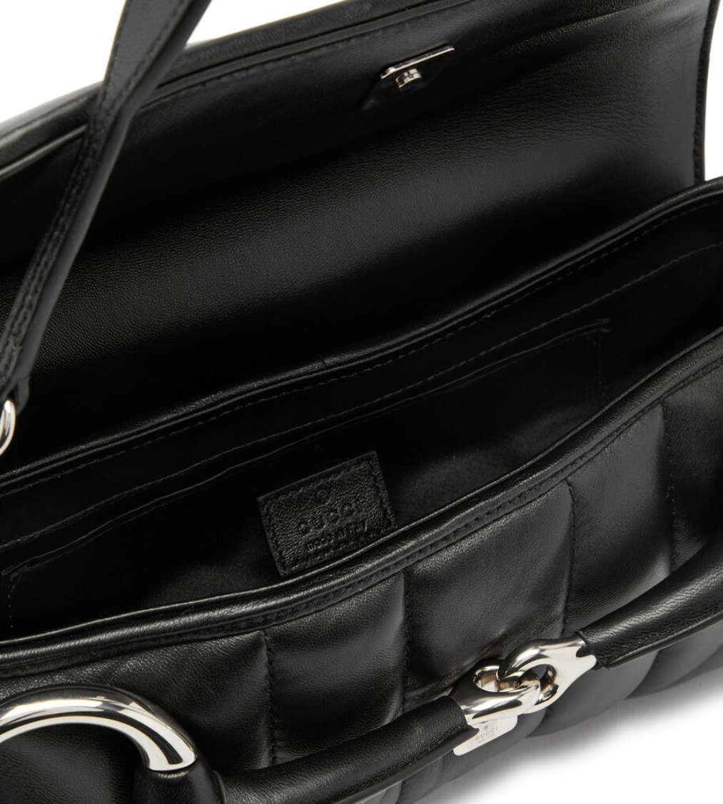 GUCCI Horsebit Shoulder Bag