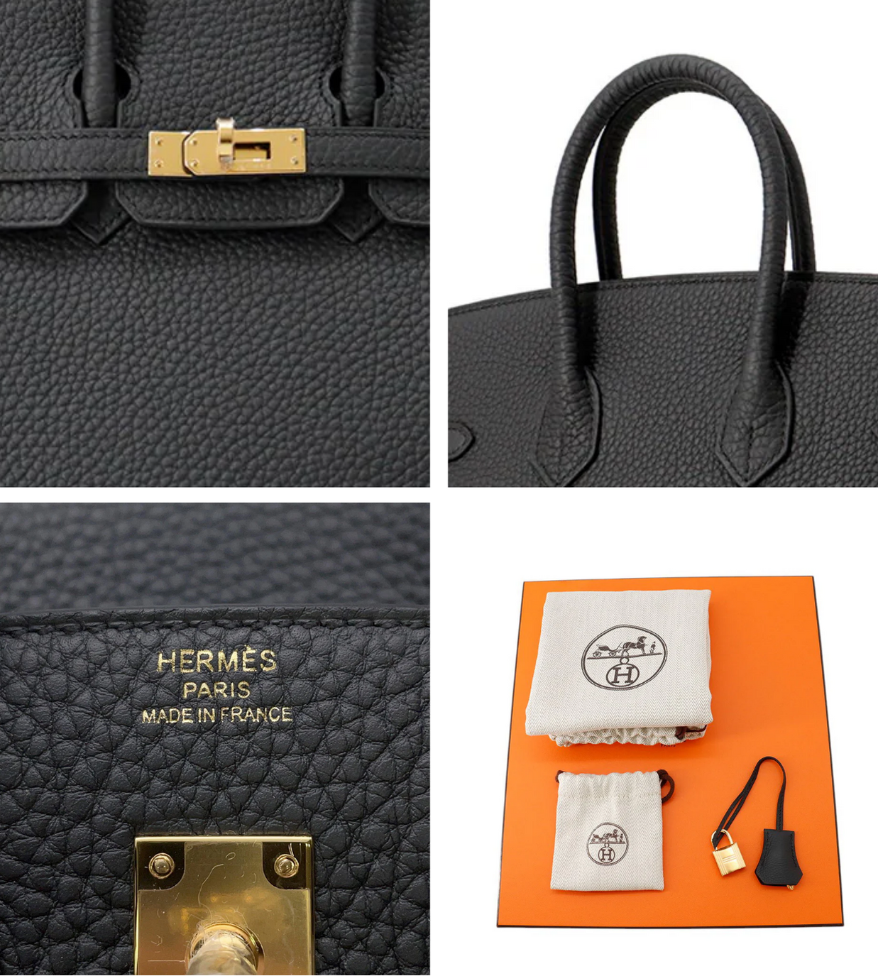 HERMES Birkin 25 Plomb Togo