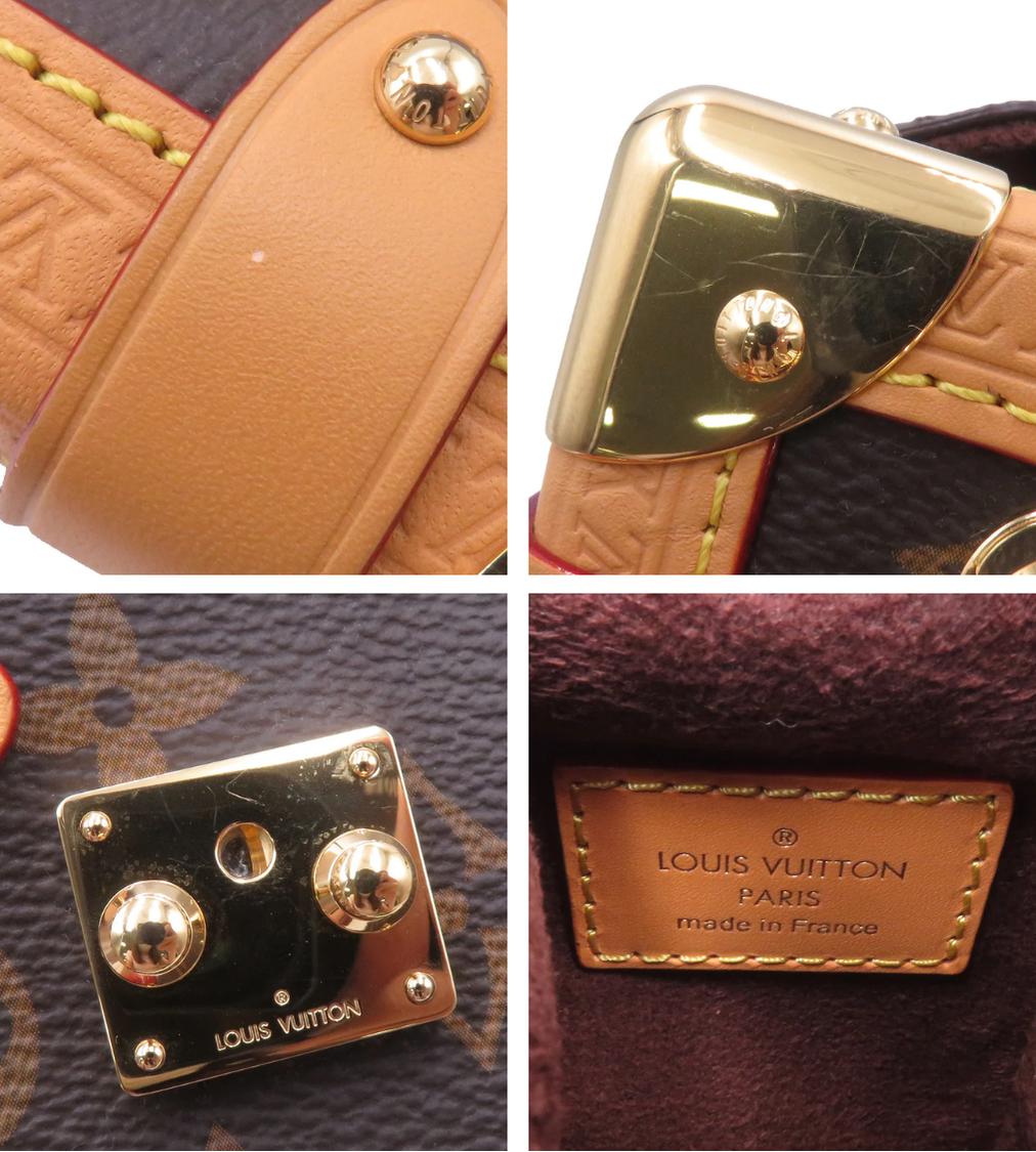 LOUIS VUITTON Side Trunk Brown Monogram PM