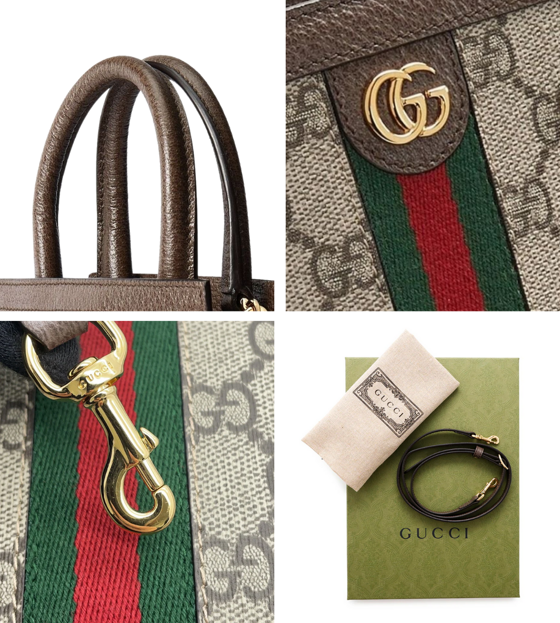 GUCCI GG Supreme Ophidia Handbag